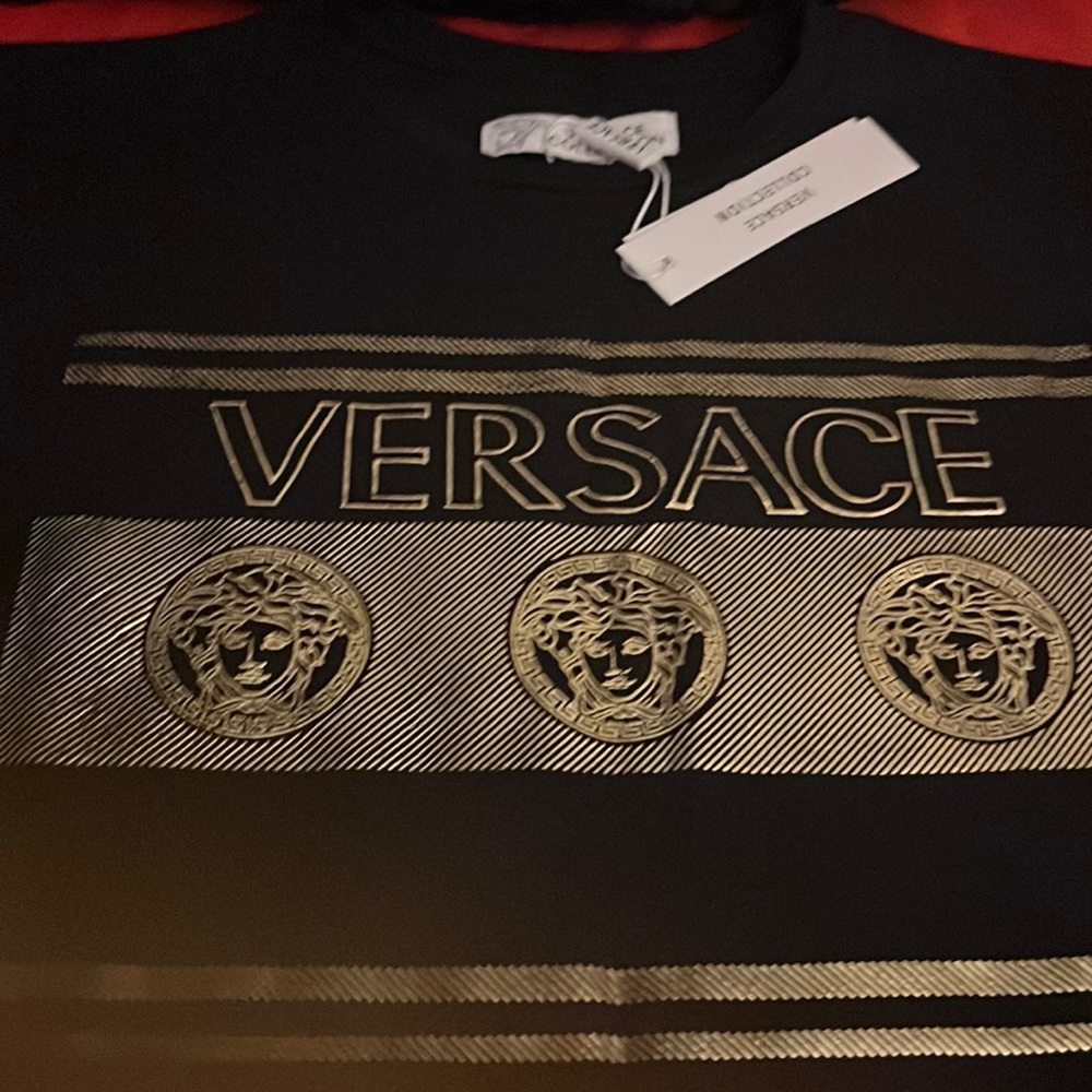 Black Versace shirt